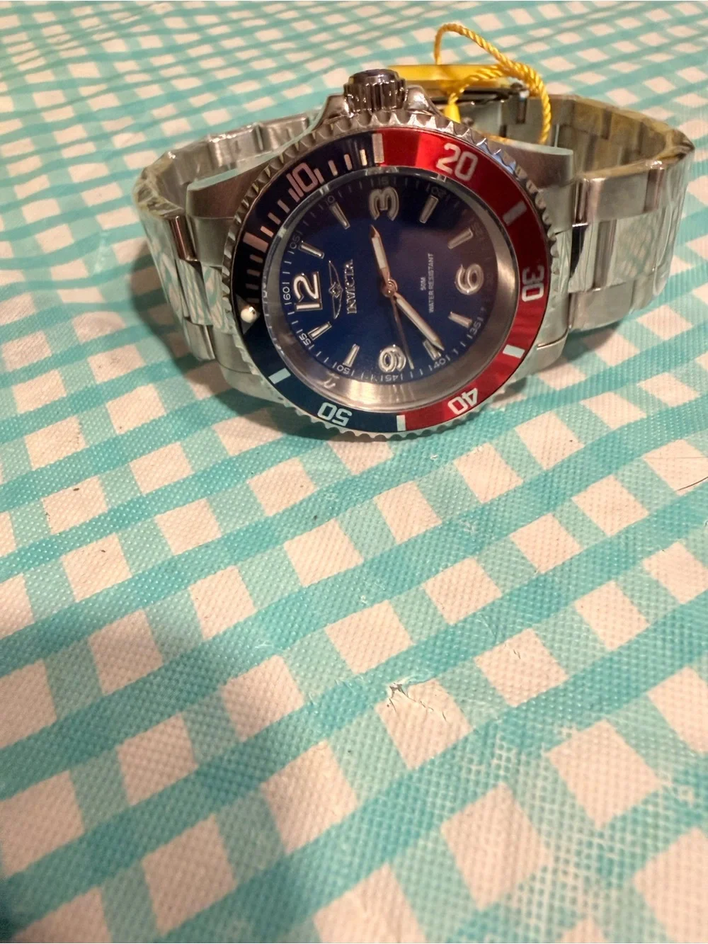 Brand New Invicta Specialty Men’s Watch- 40mm, Steel, “Pepsi” Dial